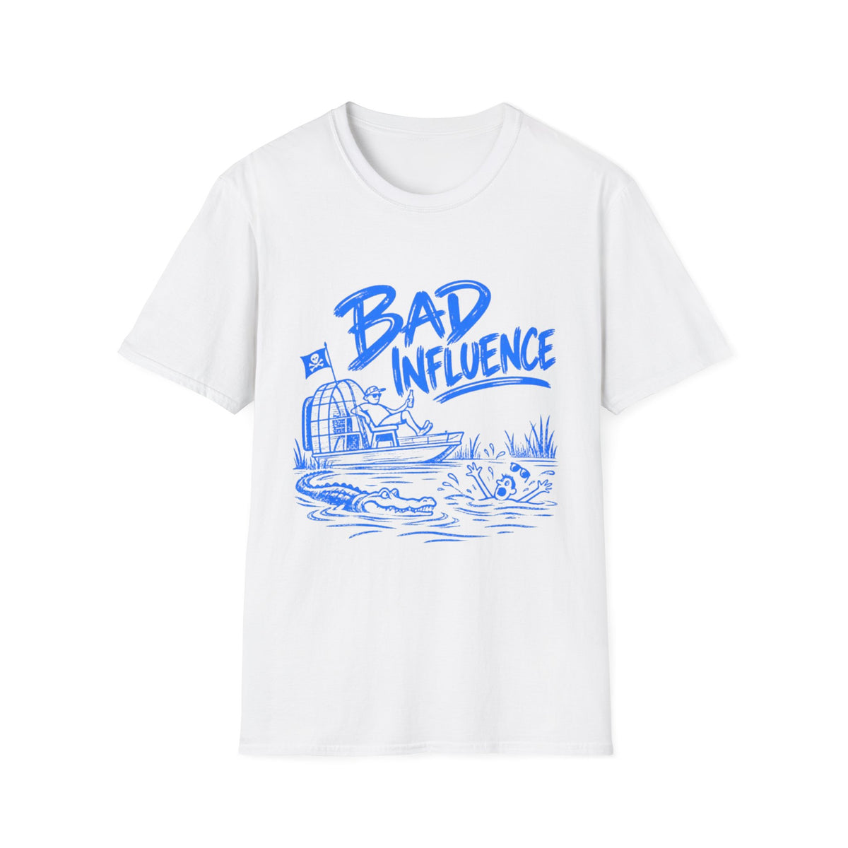 Bad Influence Fish Shirt Offshore Fishing T-Shirt