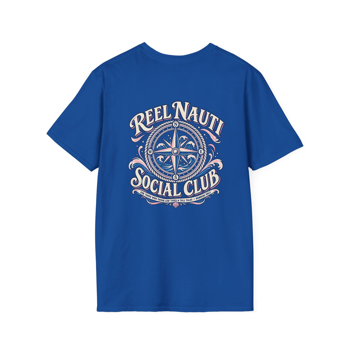Reel Nauti Social Club Soft Shirt Sleeve Coastal Tee