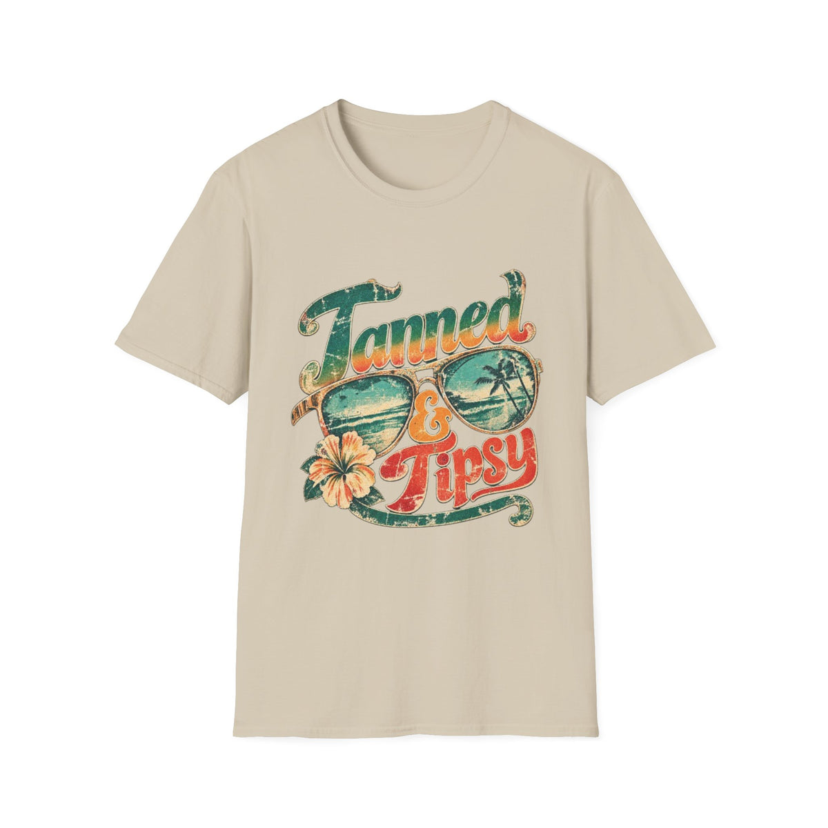 Tanned and Tipsy Coastal T-Shirt