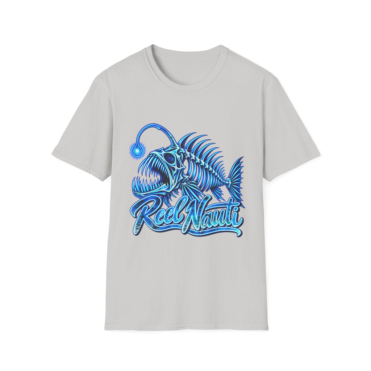 Reel Nauti Blue Angler Fish Offshore Fishing T-Shirt