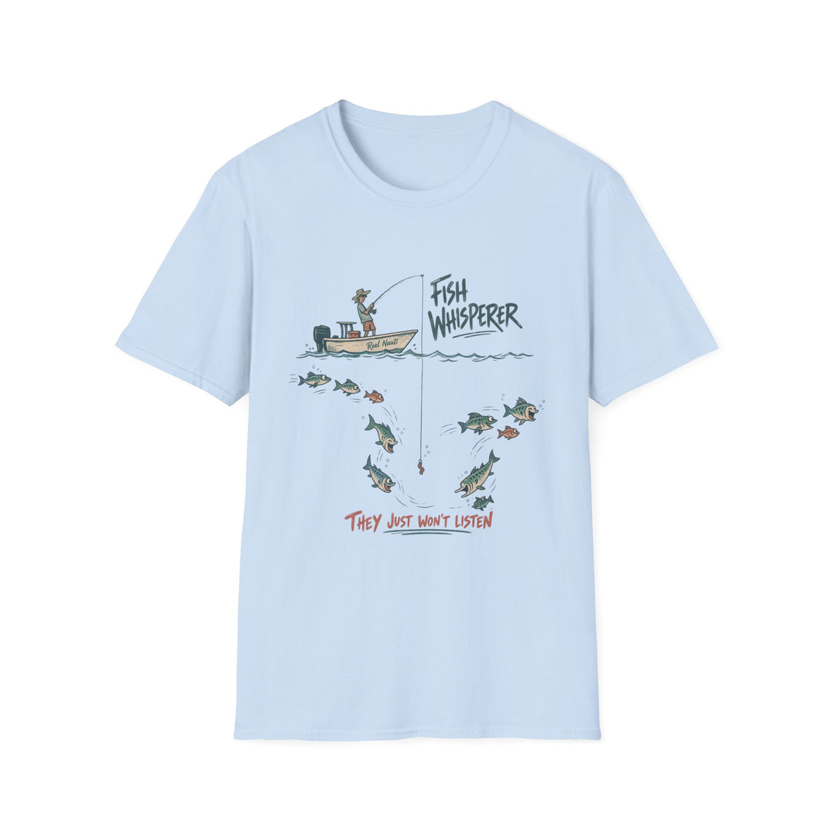 Reel Nauti Fish Whisperer Coastal T-Shirt