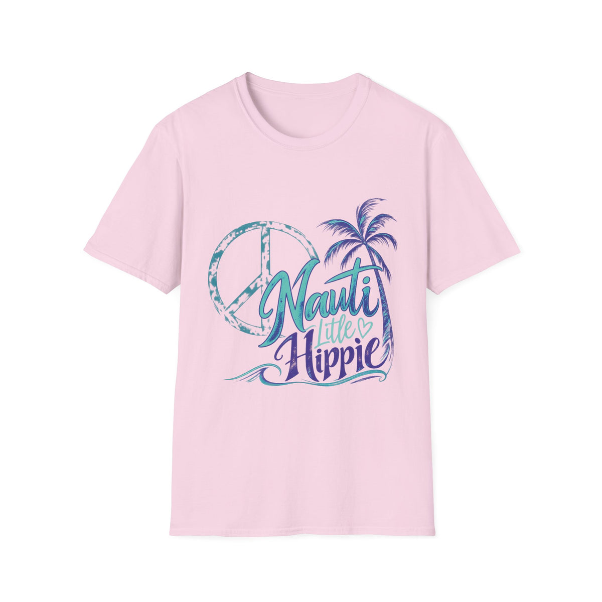 Nauti Little Hippie Retro Coastal Beach T-Shirt
