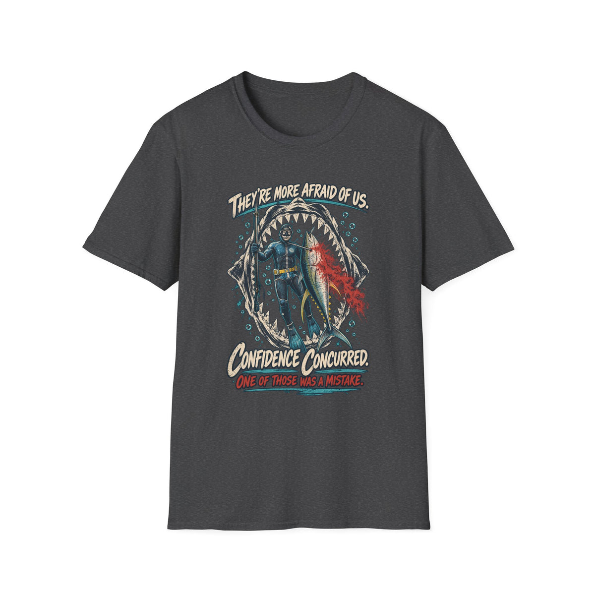 Spearfishing Confidence Offshore Fishing T-Shirt