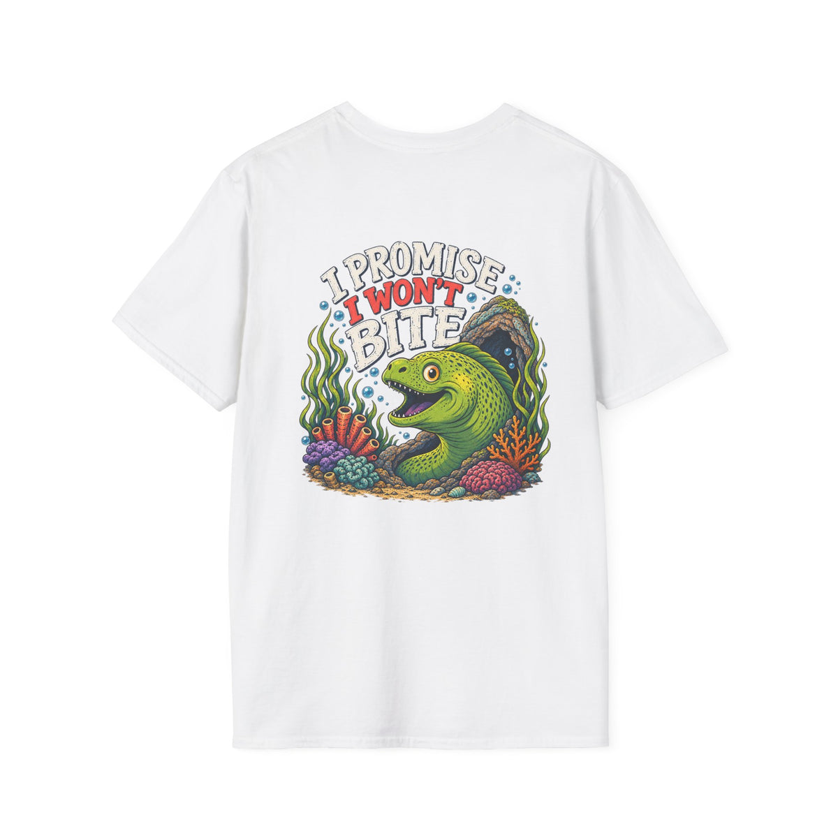 Reel Nauti I Promise I WON'T Bite Moray Eel Tee
