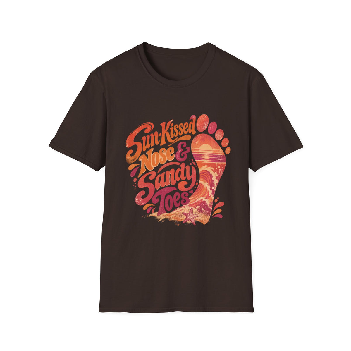 Peace Love & Fish Tales Coastal Beach T-Shirt