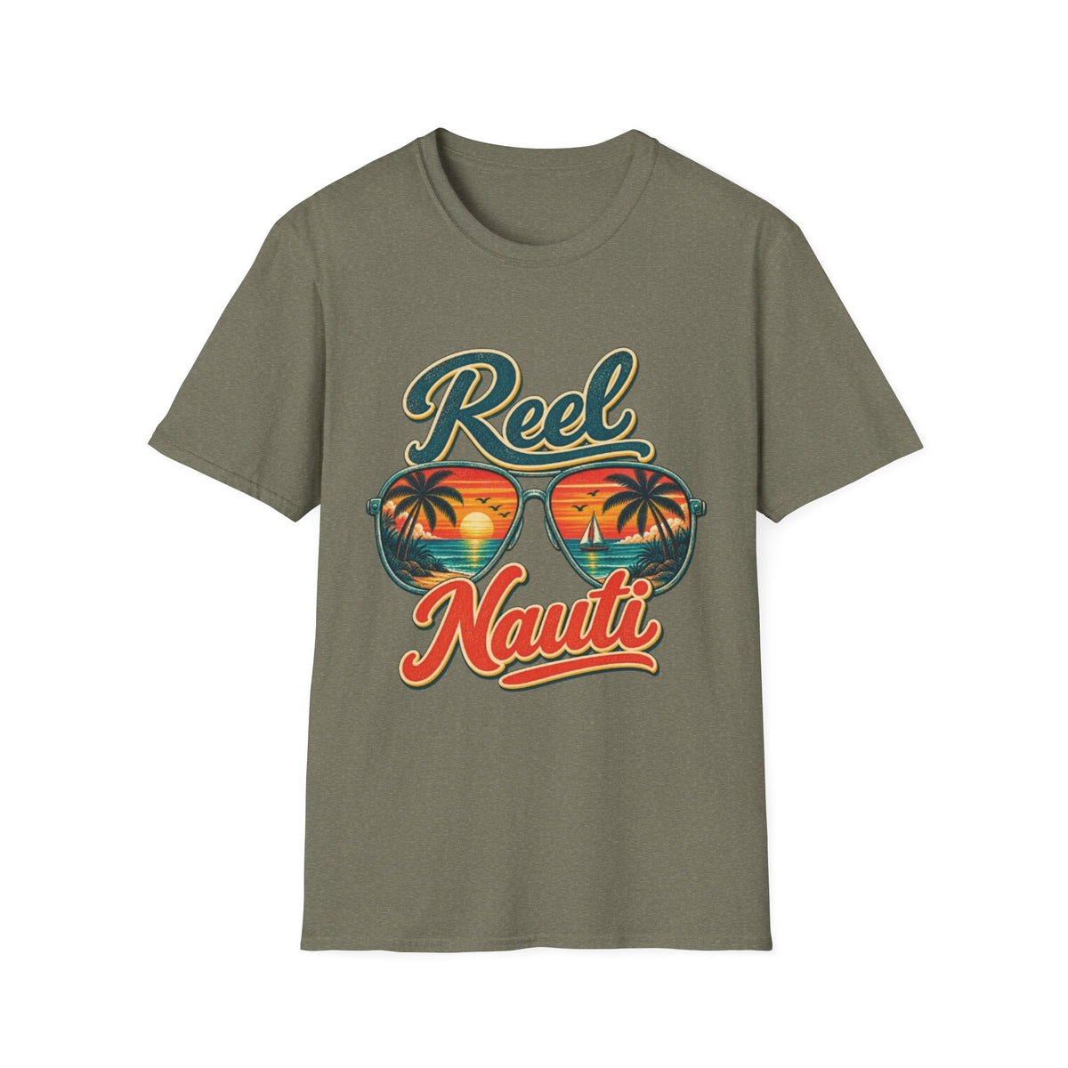 Reel Nauti Sunglass Beach T-Shirt