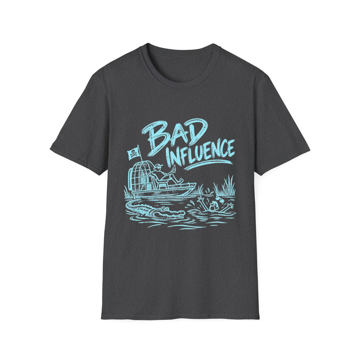 Bad Influence Fish Shirt Offshore Fishing T-Shirt