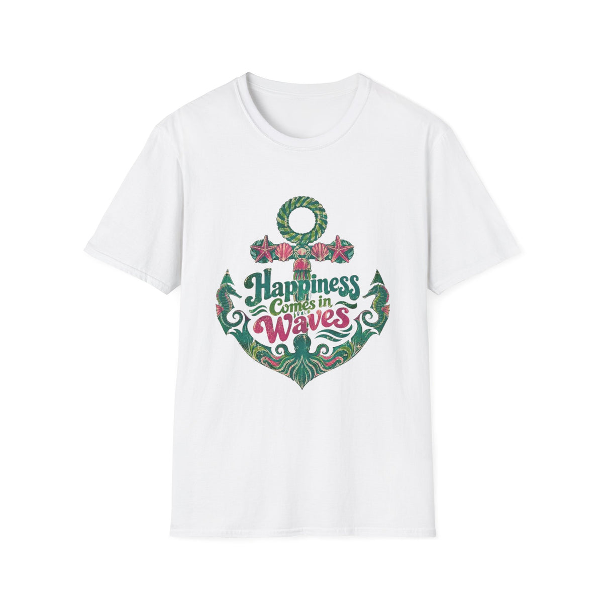 Nauti Little Hippie Retro Coastal Beach T-Shirt