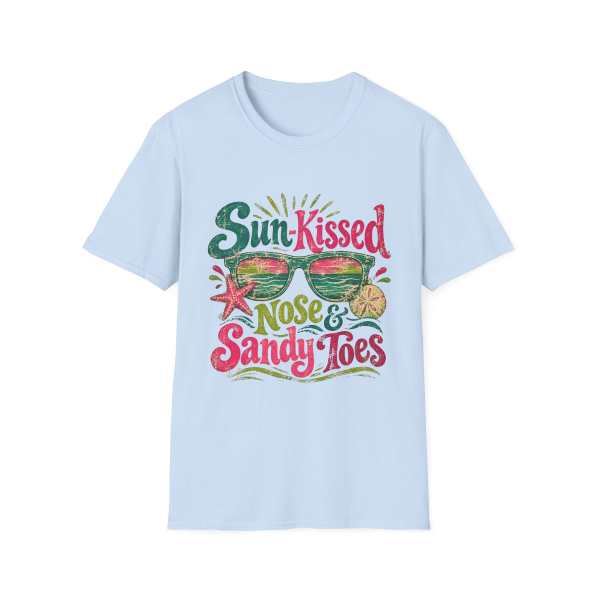 Sun-Kissed Nose and Sandy Toes Sleeve T-Shirt