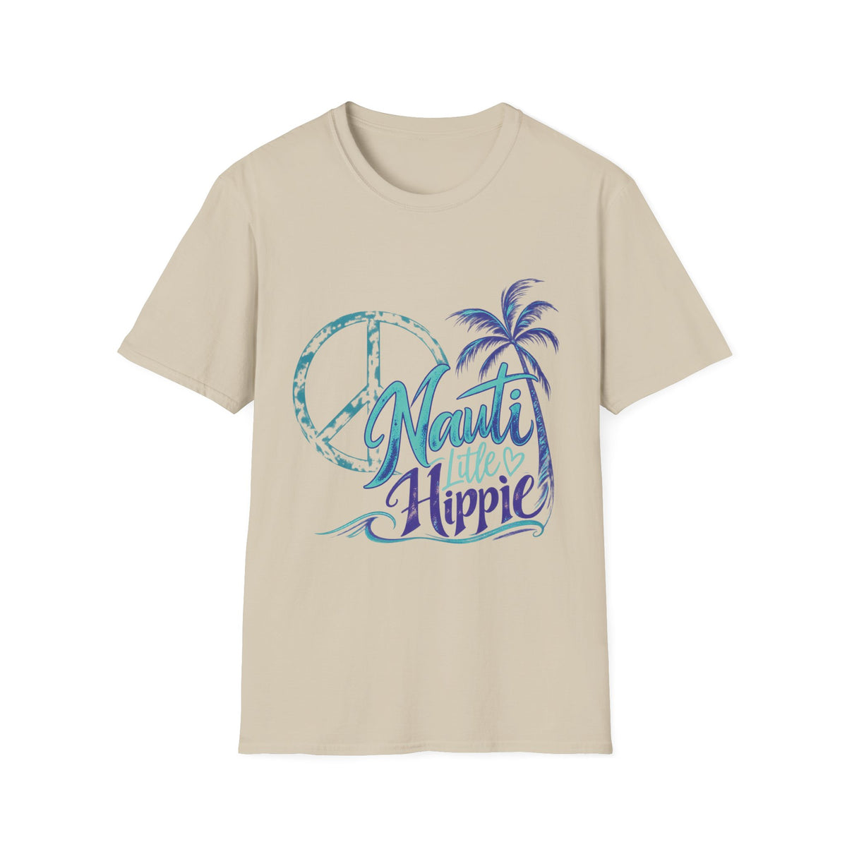 Nauti Little Hippie Retro Coastal Beach T-Shirt