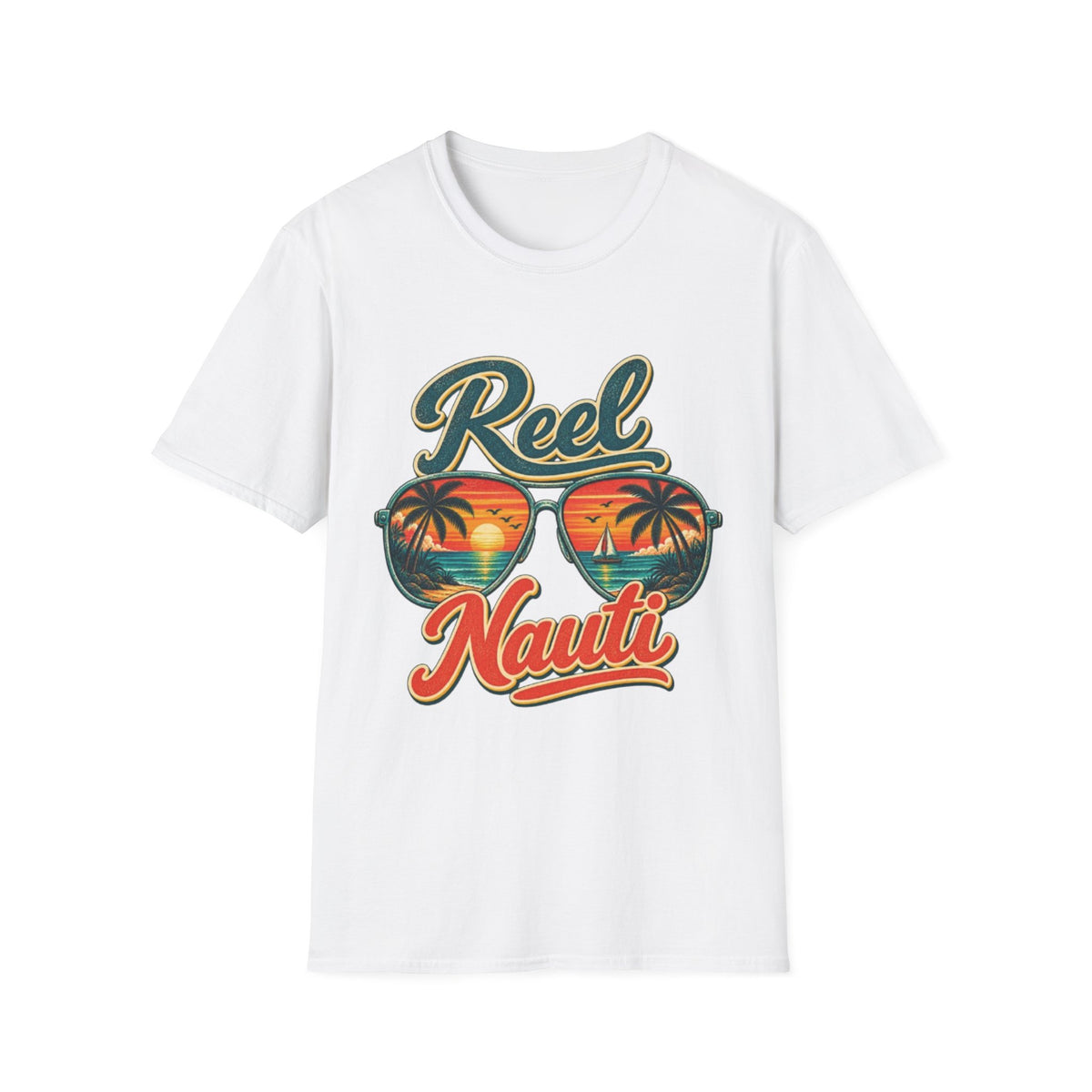 Reel Nauti Sunglass Beach T-Shirt