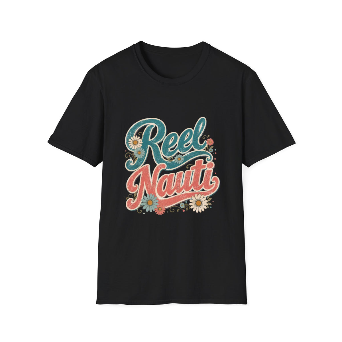 Reel Nauti Daisy Coastal Beach T-Shirt