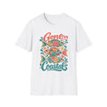 Gone Coastal Fish Flowers Retro Coastal Beach T-Shirt