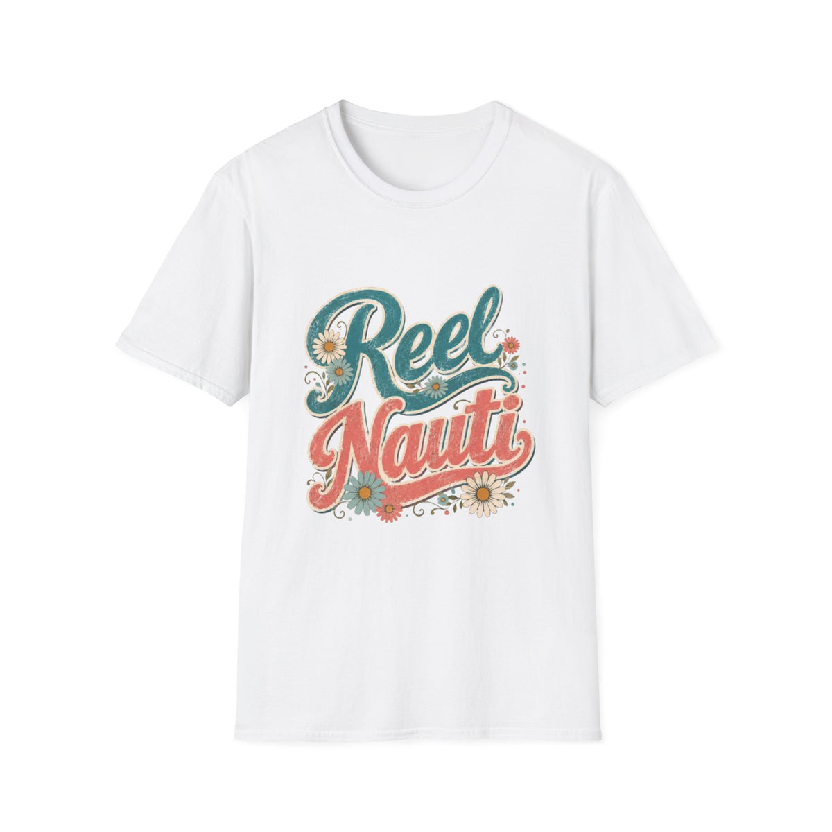 Reel Nauti Daisy Coastal Beach T-Shirt