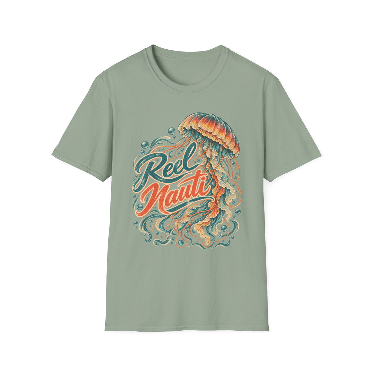 Reel Nauti Octopus Sea Life  T-Shirt