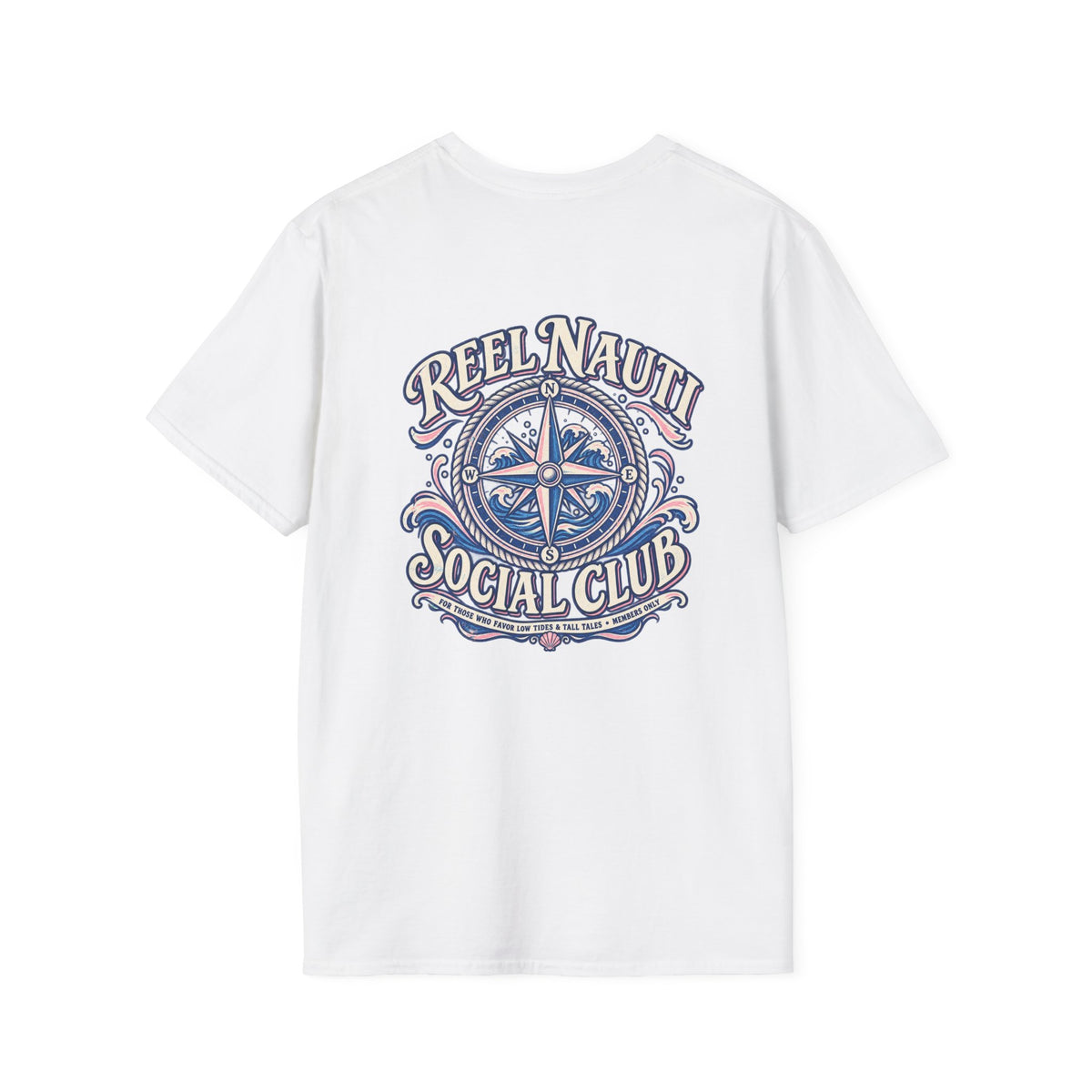 Reel Nauti Social Club Soft Shirt Sleeve Coastal Tee