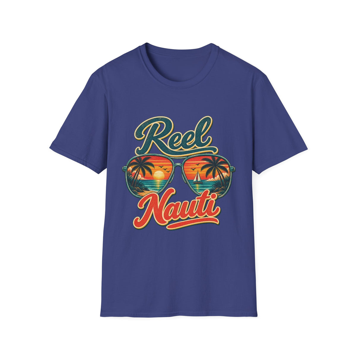 Reel Nauti Sunglass Beach T-Shirt