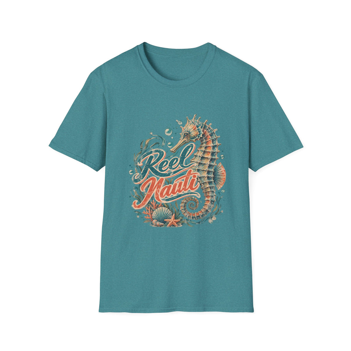 Reel Nauti Sea Horse Offshore Fishing T-Shirt