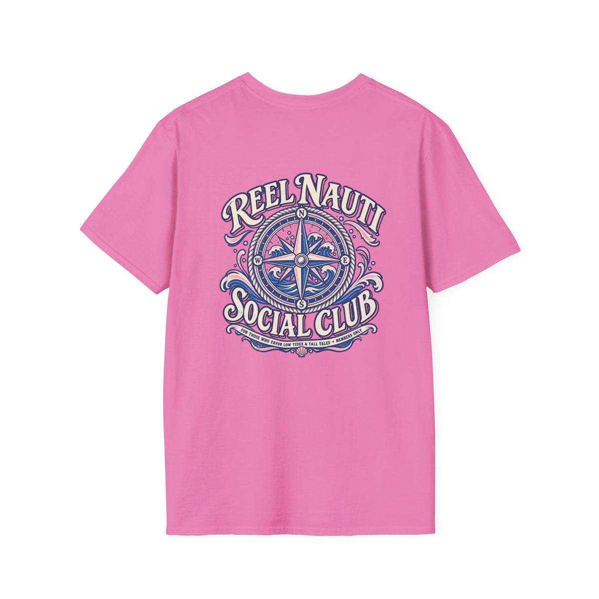 Reel Nauti Social Club Soft Shirt Sleeve Coastal Tee