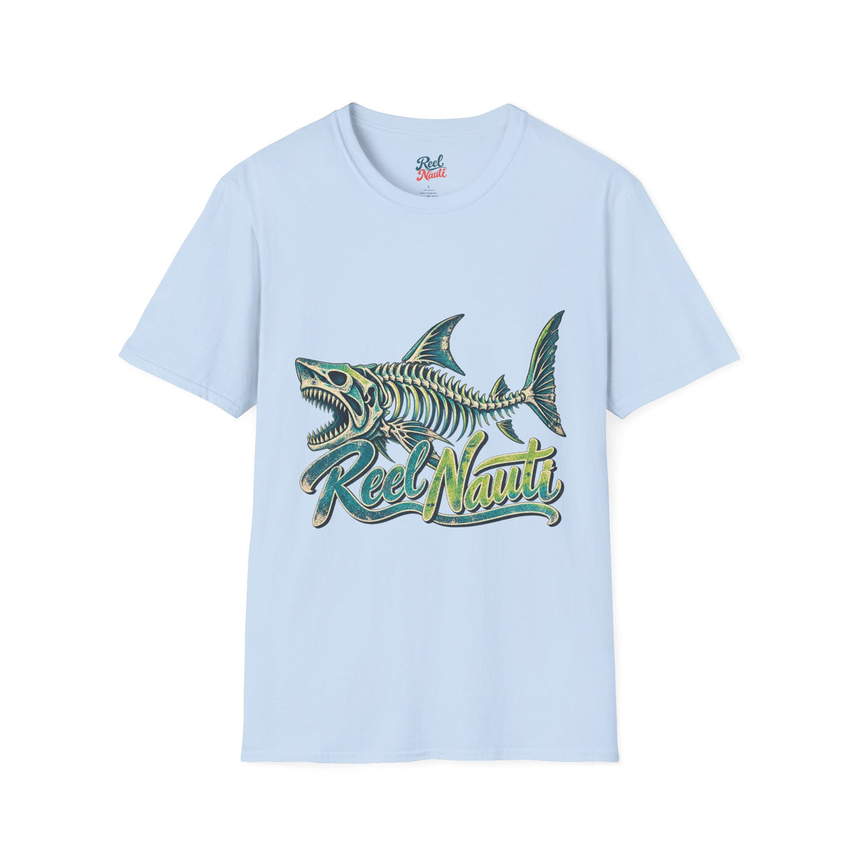 Reel Nauti Offshore Fishing Shark #1 Collection Softstyle T-Shirt