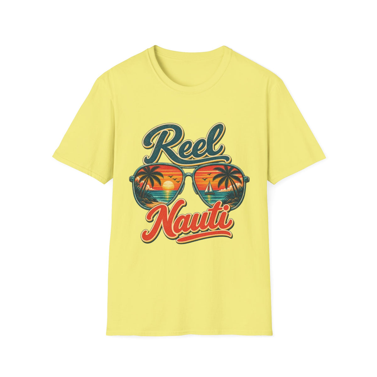 Reel Nauti Sunglass Beach T-Shirt