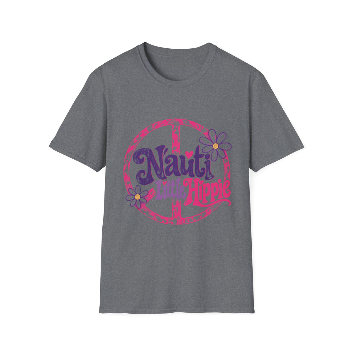 Nauti Little Hippie Retro Coastal Beach T-Shirt