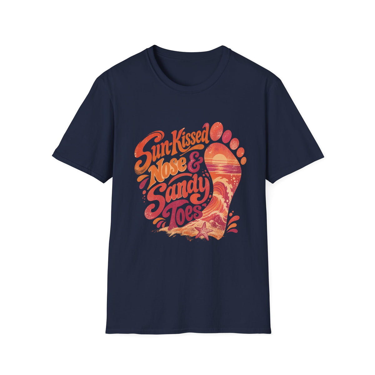 Peace Love & Fish Tales Coastal Beach T-Shirt