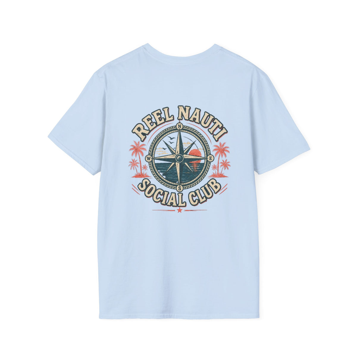 Reel Nauti Social Club Coastal Tee