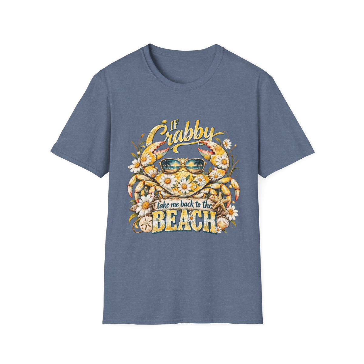 If Crabby Return To Beach Coastal Beach T-Shirt