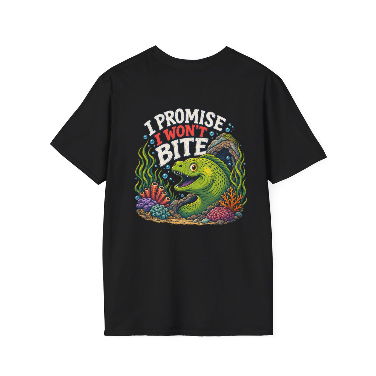 Reel Nauti I Promise I WON'T Bite Moray Eel Tee