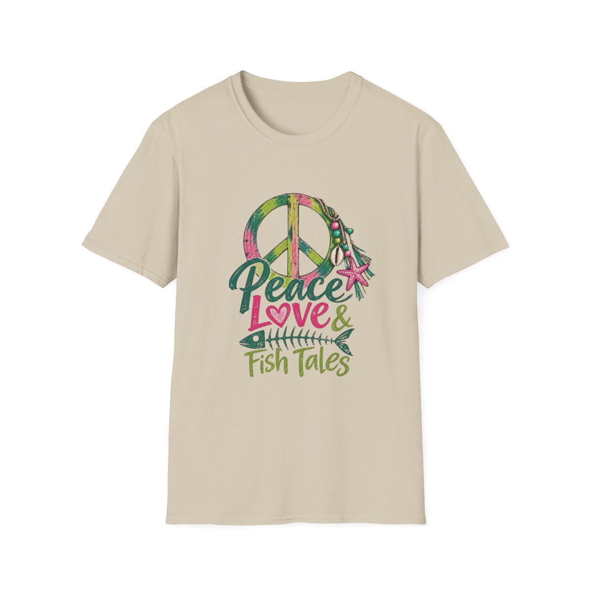 Peace Love and Fish Tales T-Shirti