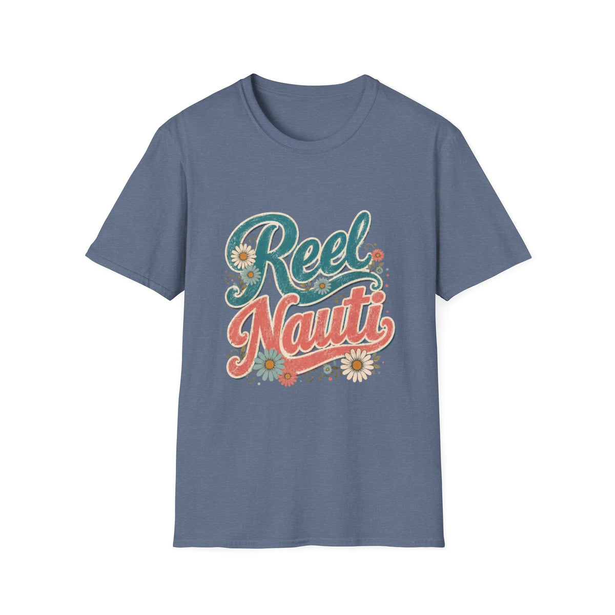 Reel Nauti Daisy Coastal Beach T-Shirt