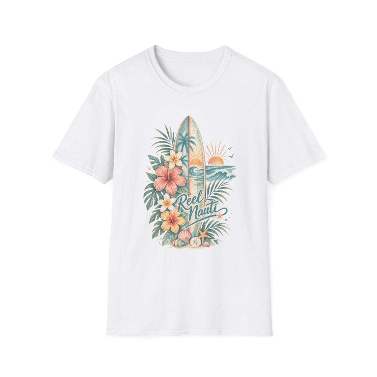 Reel Nauti Beach T-Shirt
