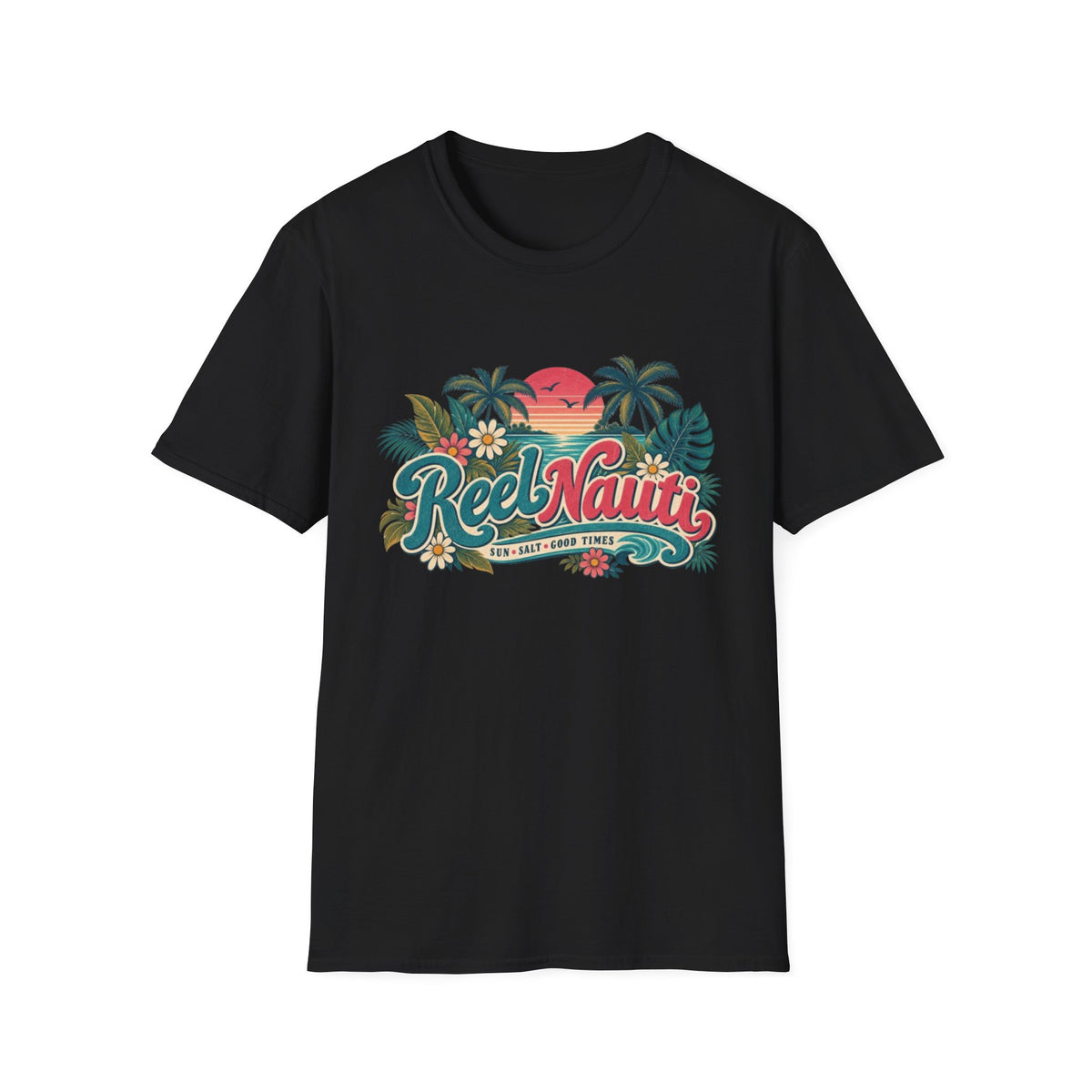 Reel Nauti Coastal Beach T-Shirt
