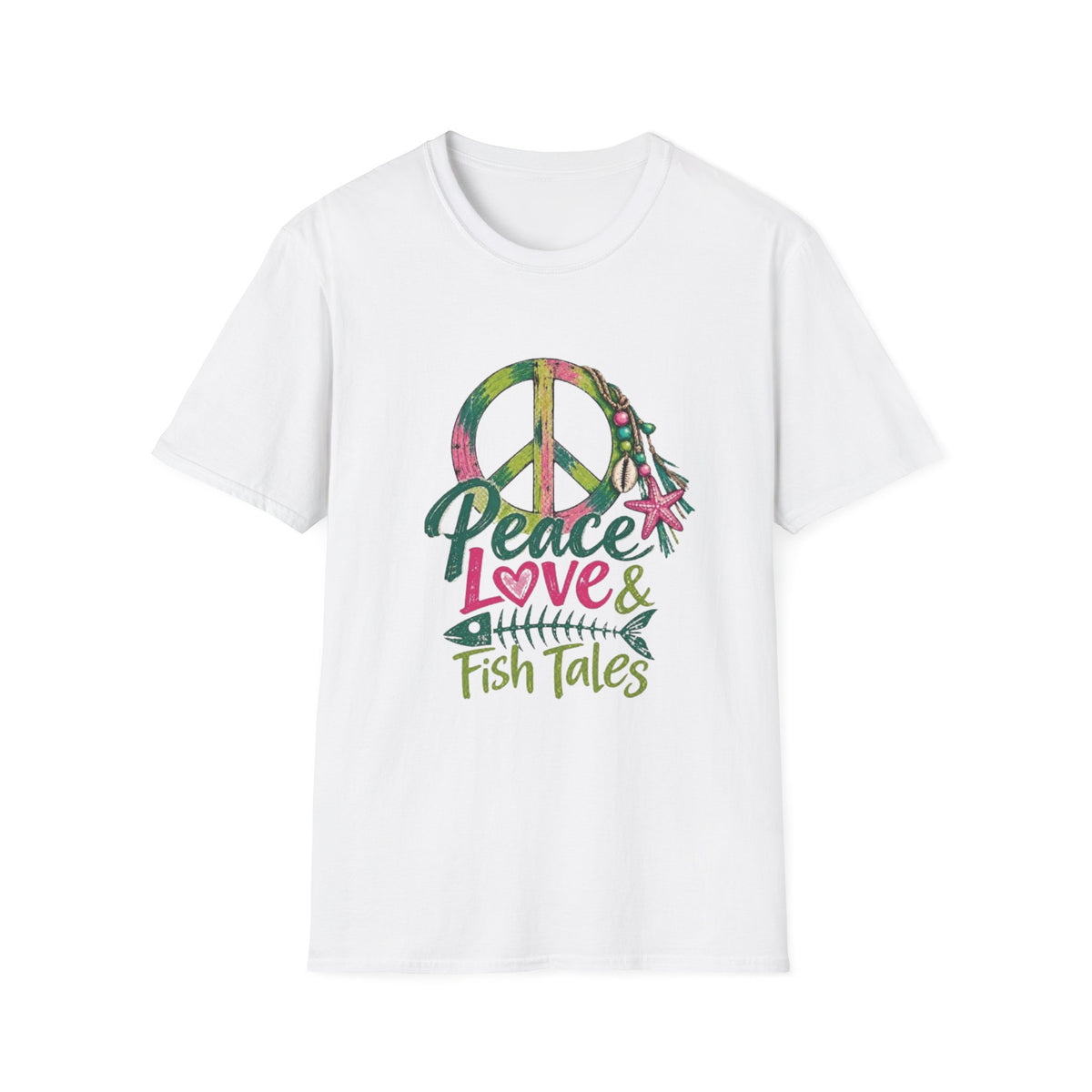 Peace Love and Fish Tales T-Shirti