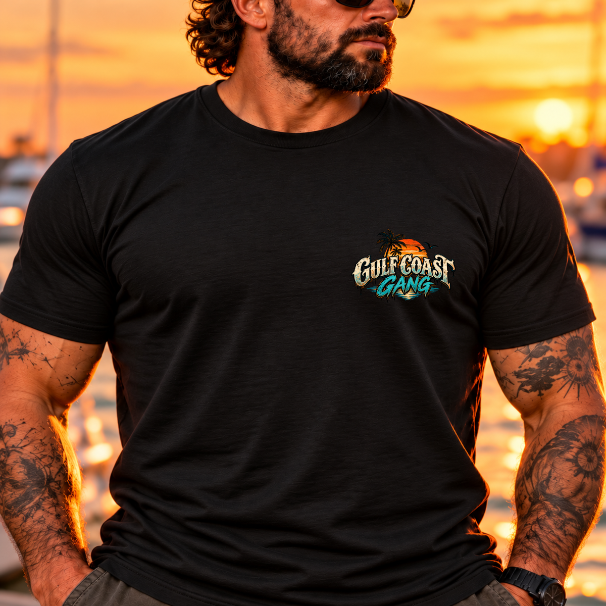 Gulf Coast Gang Outlaw Coastal Tee