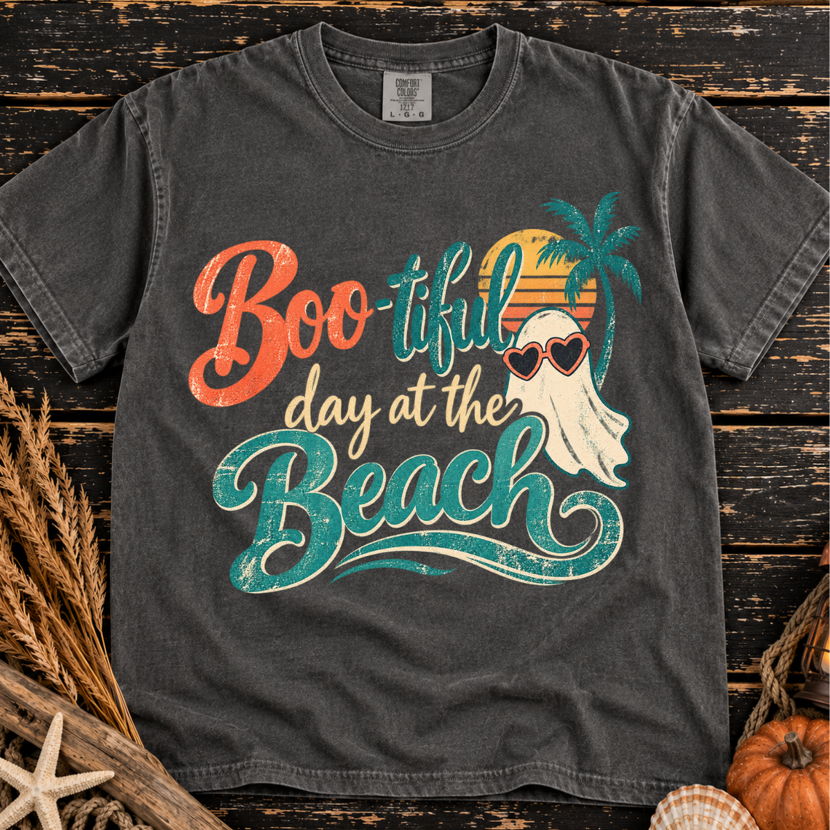 Boo-tiful Day at the Beach Fall T-Shirt