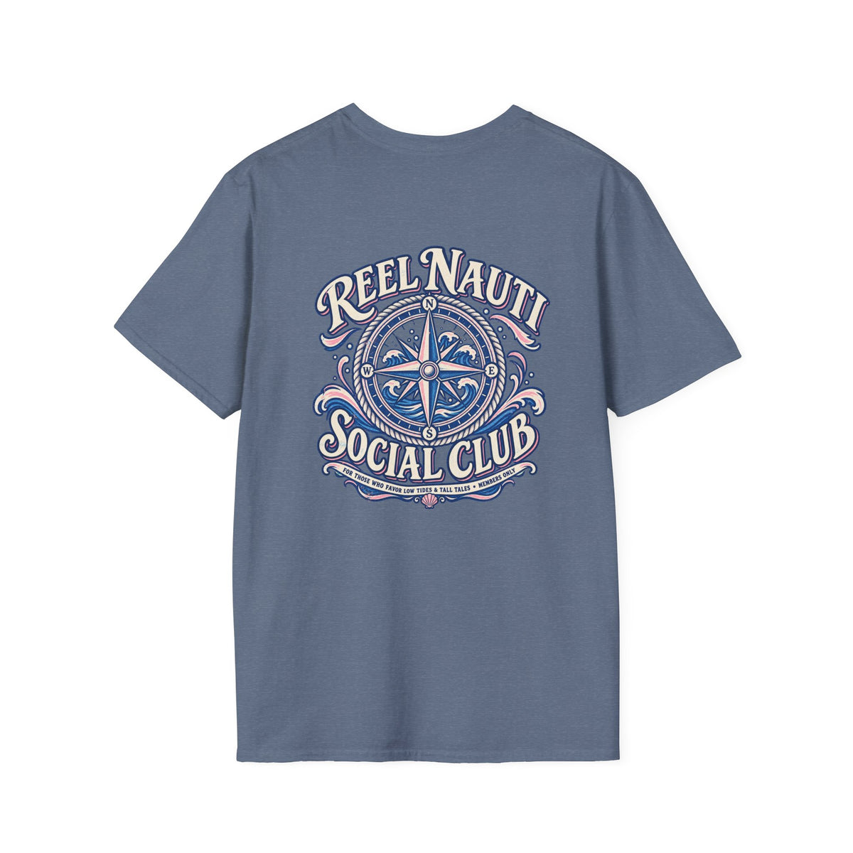 Reel Nauti Social Club Soft Shirt Sleeve Coastal Tee