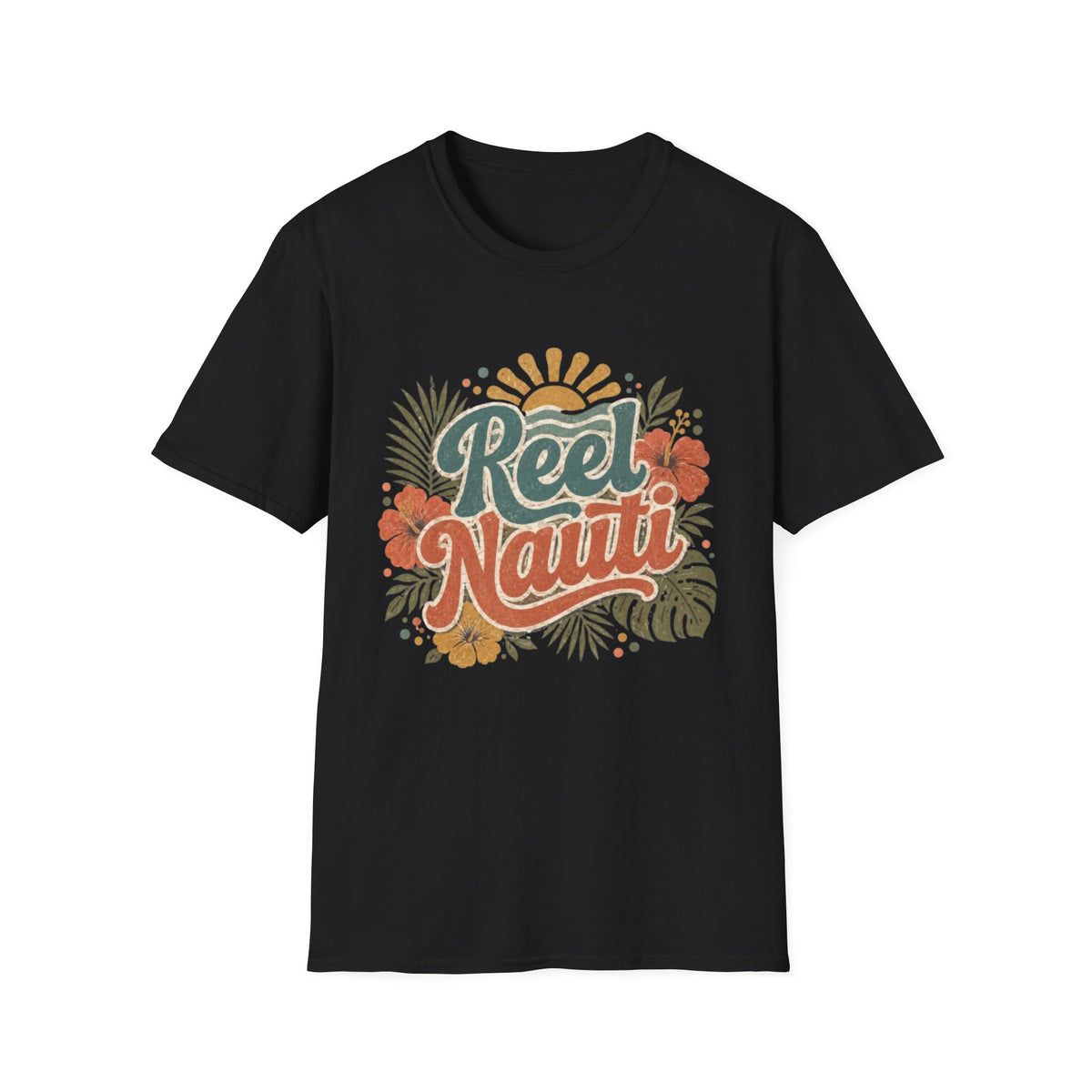 Reel Nauti Retro Floral  T-Shirt