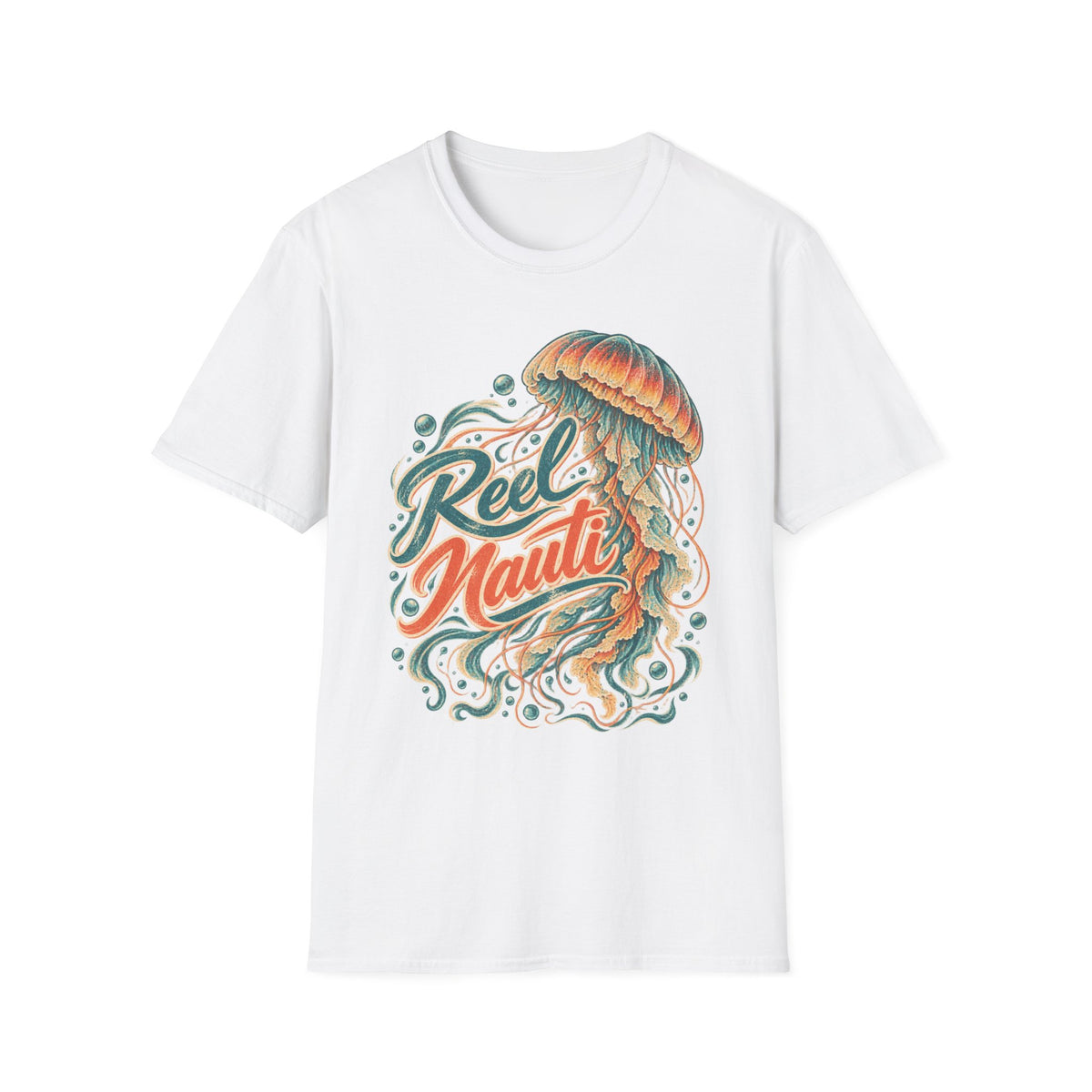 Reel Nauti Octopus Sea Life  T-Shirt