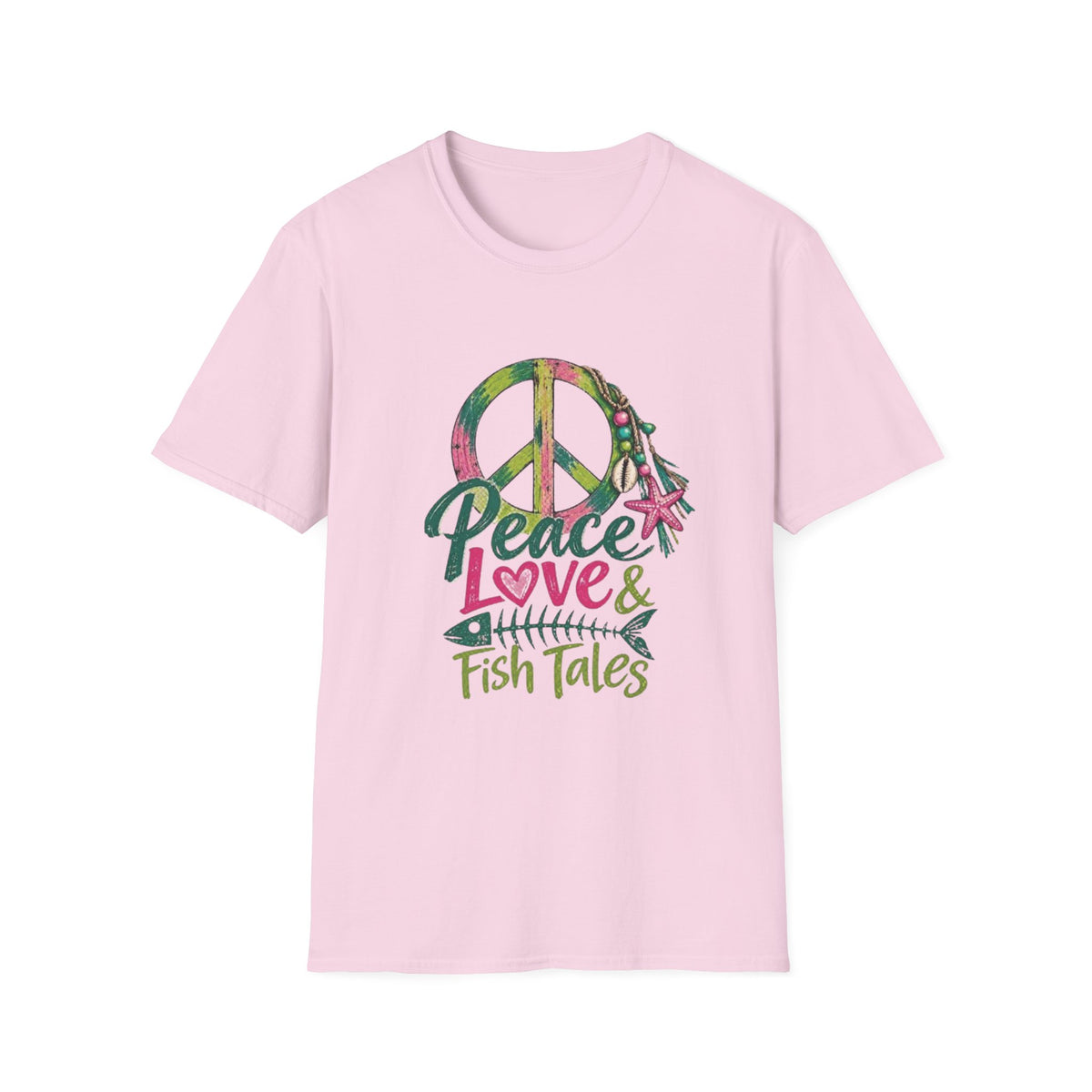 Peace Love and Fish Tales T-Shirti