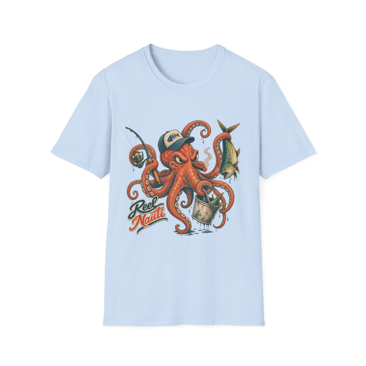 Reel Nauti Octopus Offshore Fishing T-Shirt