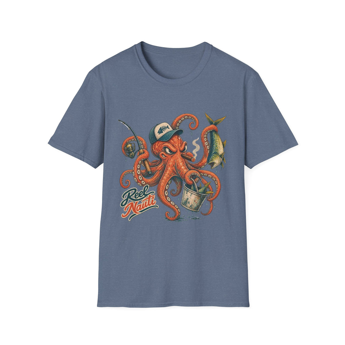 Reel Nauti Octopus Offshore Fishing T-Shirt