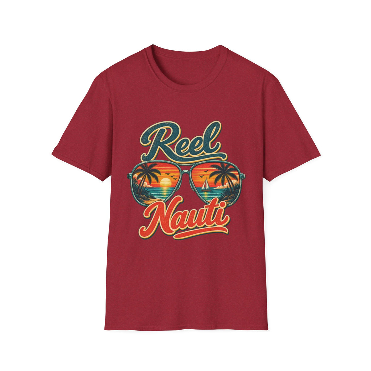 Reel Nauti Sunglass Beach T-Shirt
