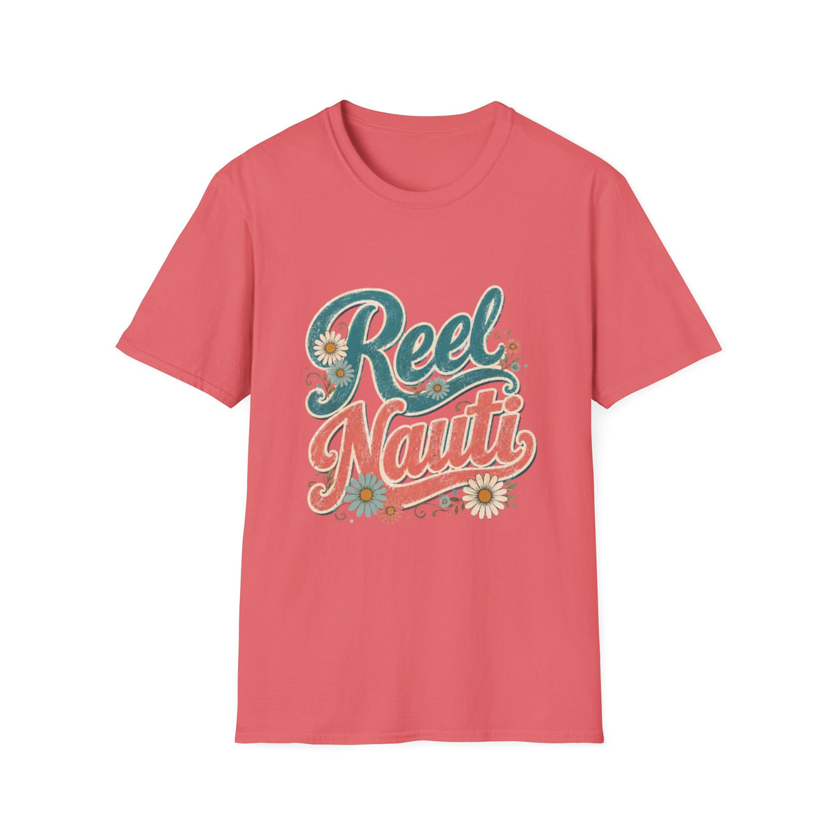 Reel Nauti Daisy Coastal Beach T-Shirt