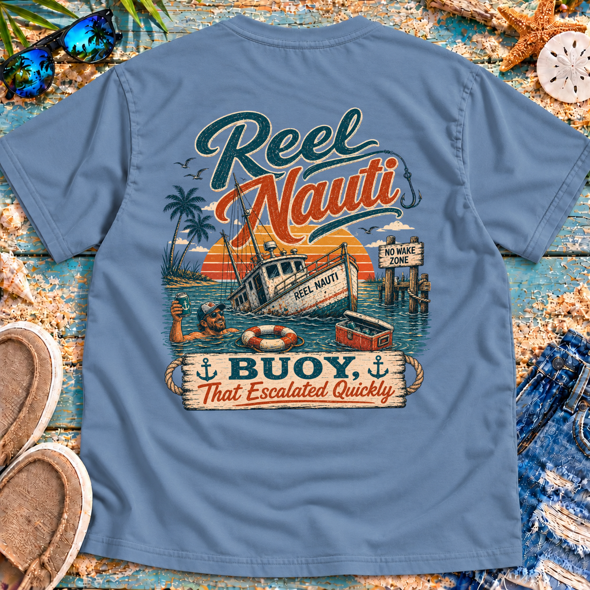Buoy That Escalated Quickly Beach T-Shirt