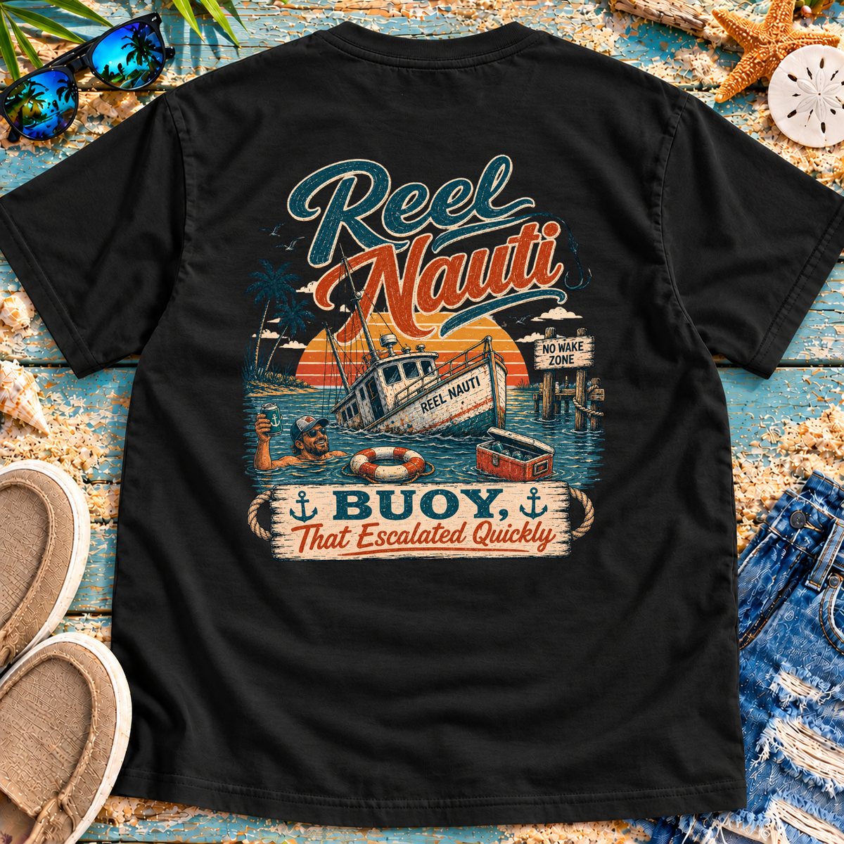 Buoy That Escalated Quickly Beach T-Shirt