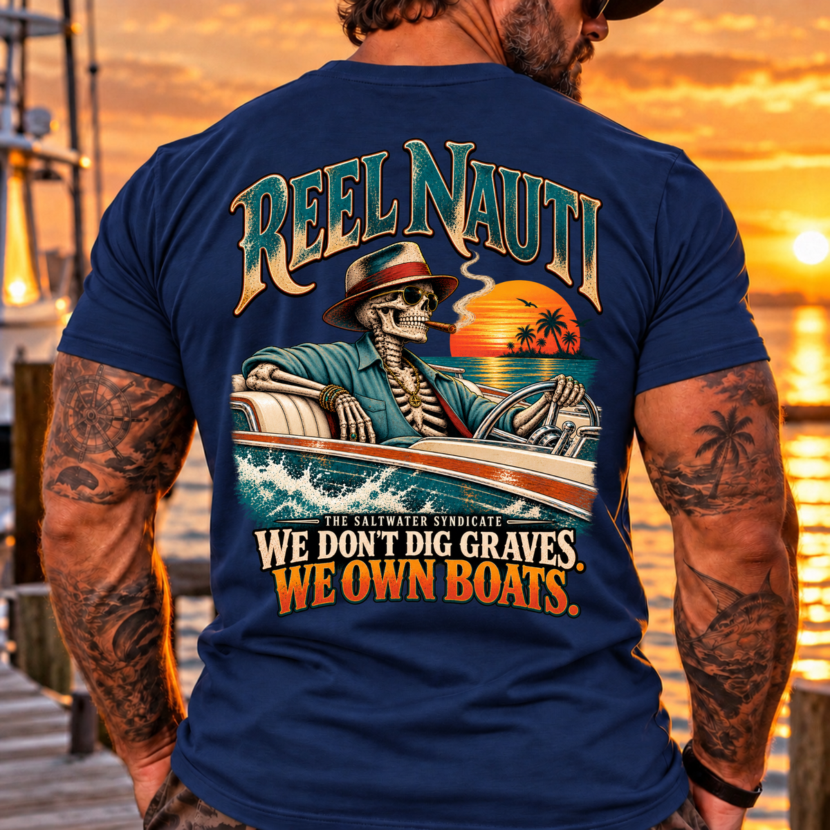 We Don’t Dig Graves We Have Boats Outlaw Tee