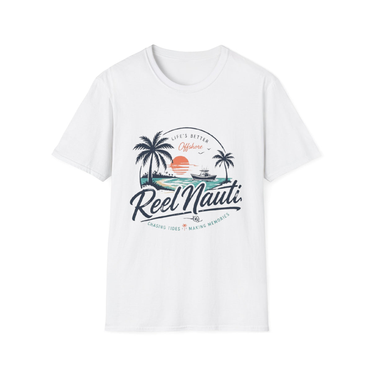 Reel Nauti Fishing T-Shirt " Life is Better OffShore"