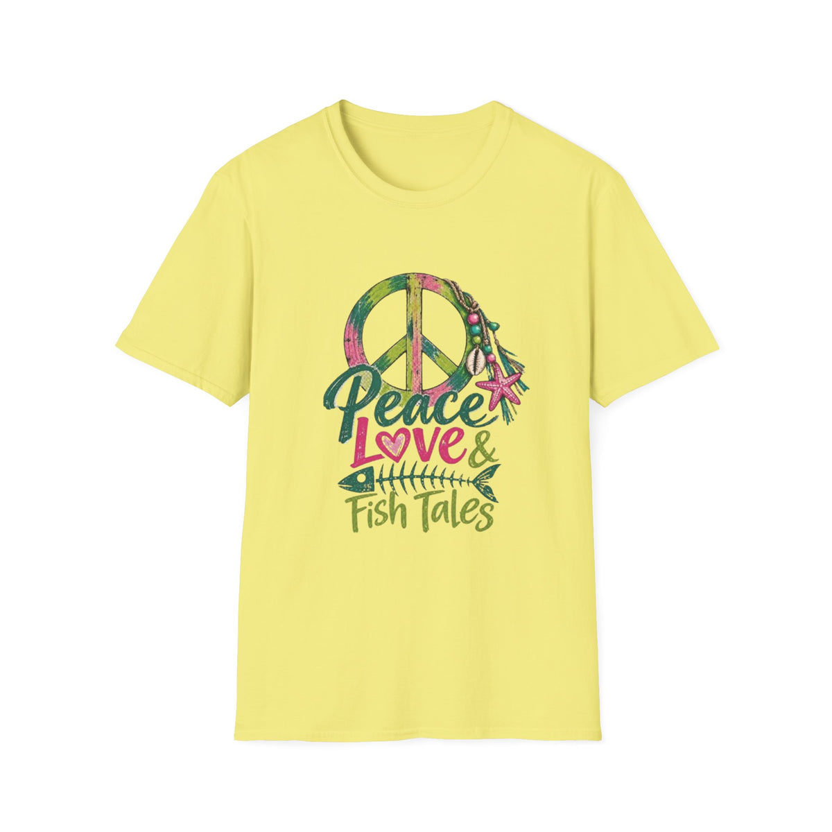Peace Love and Fish Tales T-Shirti